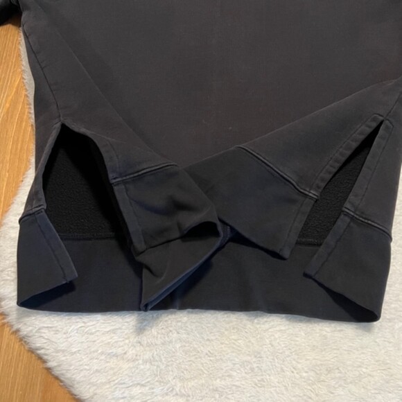 Athleta Womens Black Funnel Neck Fleece Long Sleeve Activewear Sweatshirt Sz XS - Picture 5 of 10